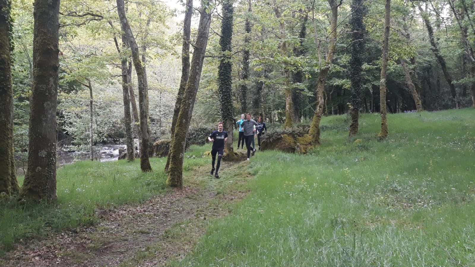 Een hardlooptraining door de fraaie natuur